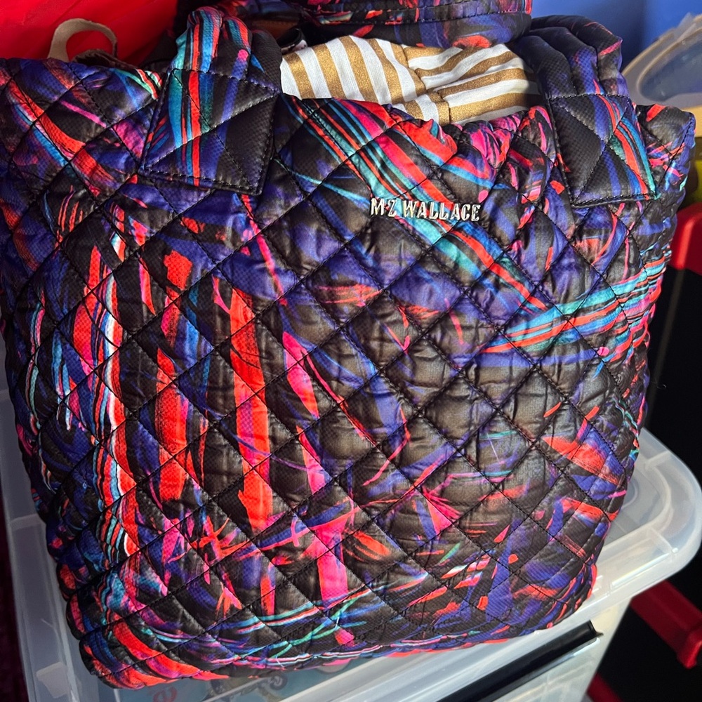 MZ Wallace Multicolor Quilted Women's Bag Laser print Limited edition